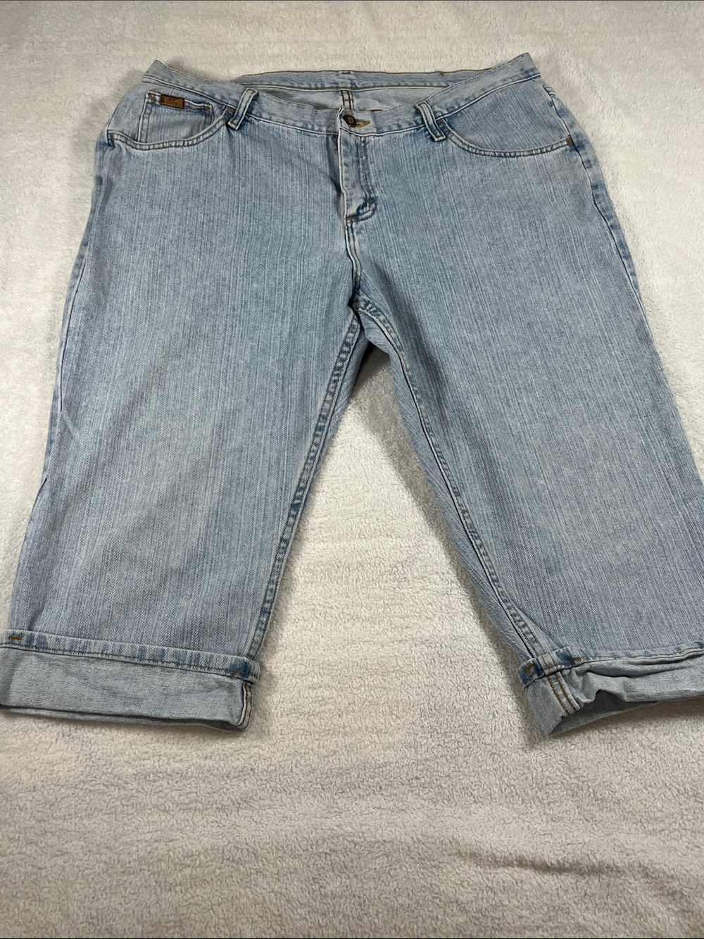 Riders by Lee Light Blue Denim Shorts